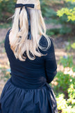 Black Dress with Bubble Skirt