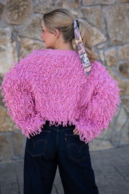 Pink Cardigan